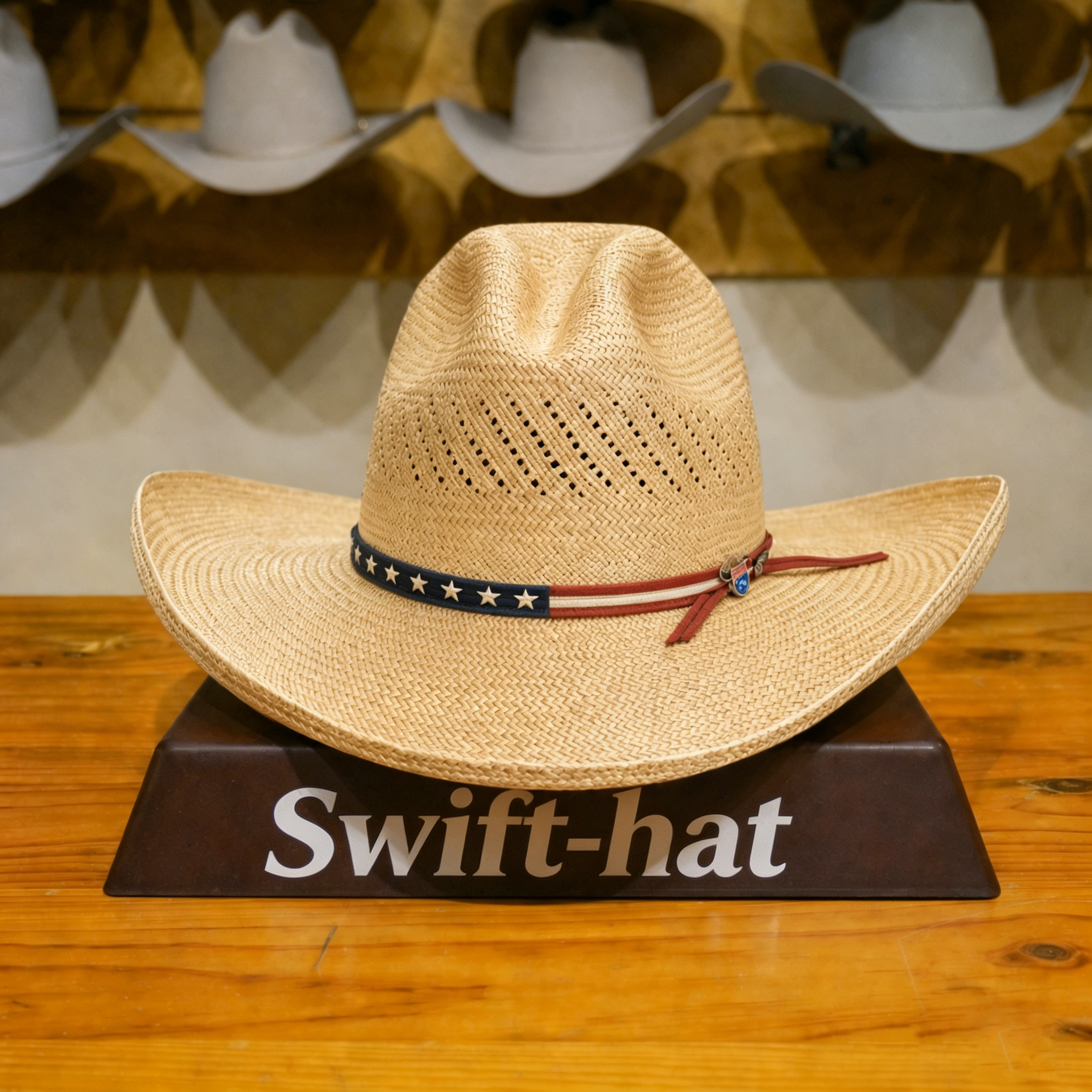 Stestson Palm Leaf Straw Hat