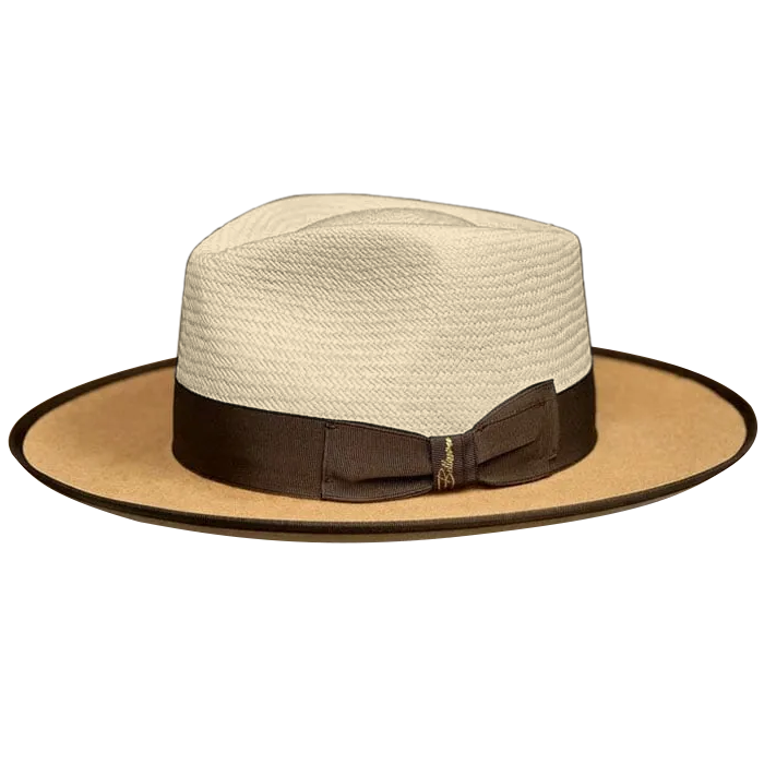 Exclusive Panama and Felt Two Tone Fox-Beige(Camel)