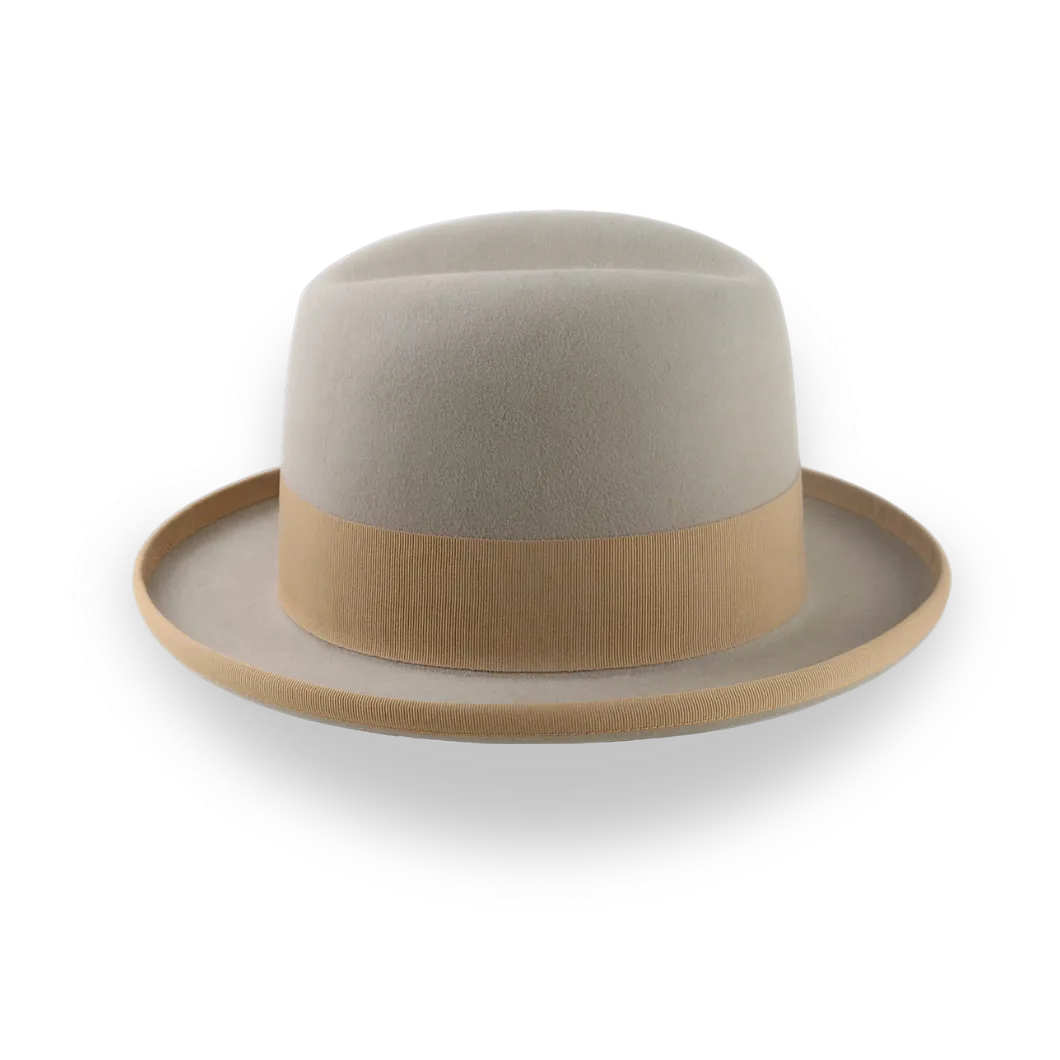  The Godfather | Handcrafted Homburg Hat with Classic Design 
