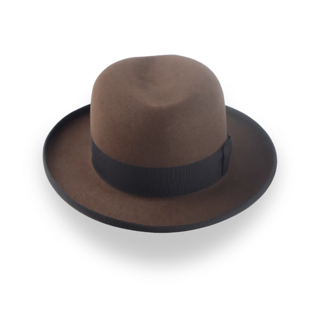  The Godfather | Handcrafted Homburg Hat with Classic Design 