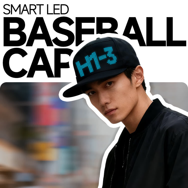 Swift-hat Oval Screen LED Cap