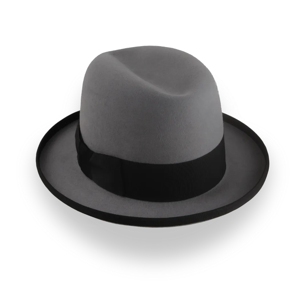  The Godfather | Handcrafted Homburg Hat with Classic Design 