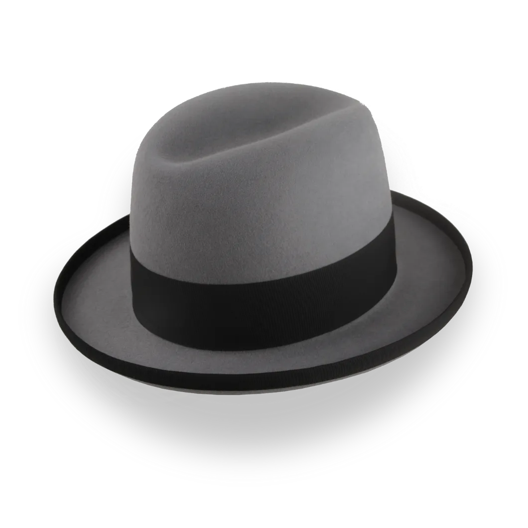  The Godfather | Handcrafted Homburg Hat with Classic Design 