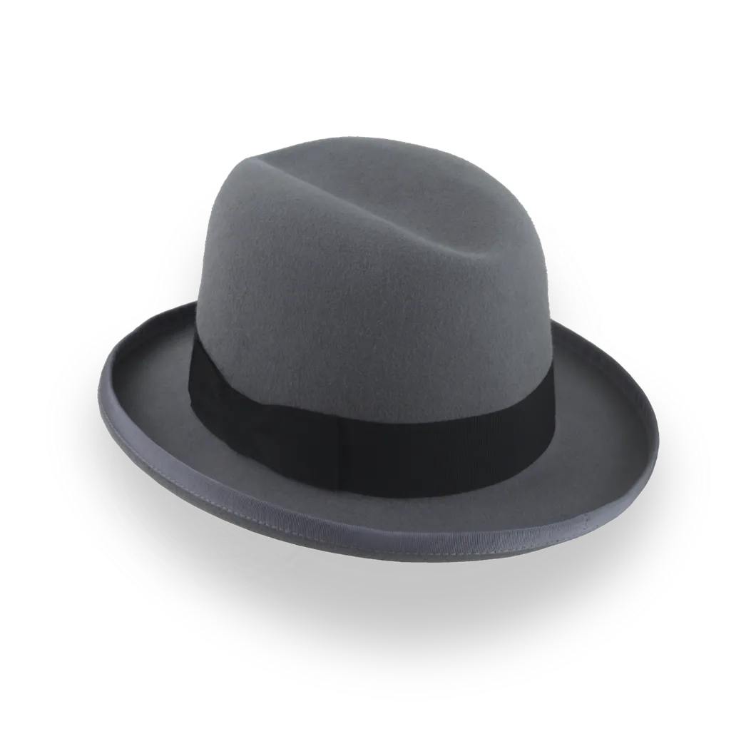  The Godfather | Handcrafted Homburg Hat with Classic Design 