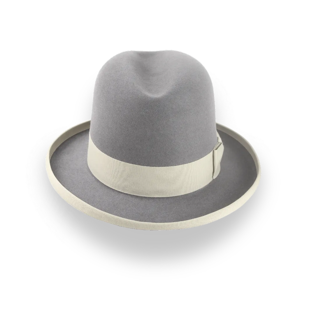  The Godfather | Handcrafted Homburg Hat with Classic Design 