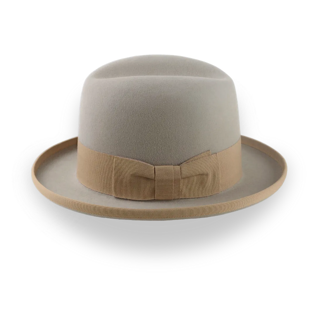  The Godfather | Handcrafted Homburg Hat with Classic Design 