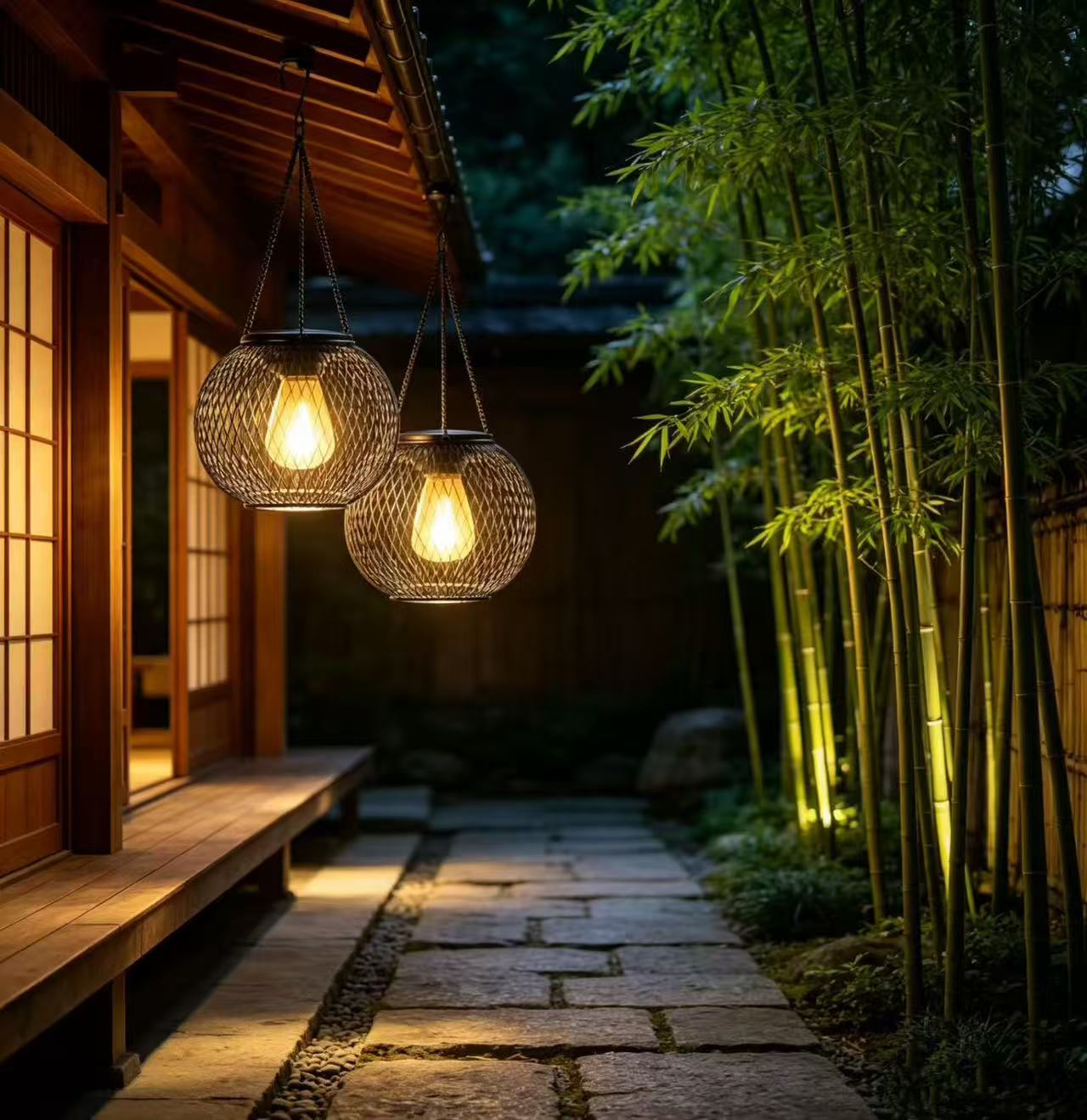 Solar garden lights