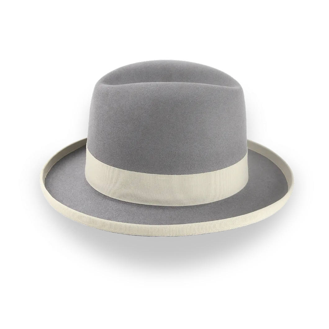  The Godfather | Handcrafted Homburg Hat with Classic Design 