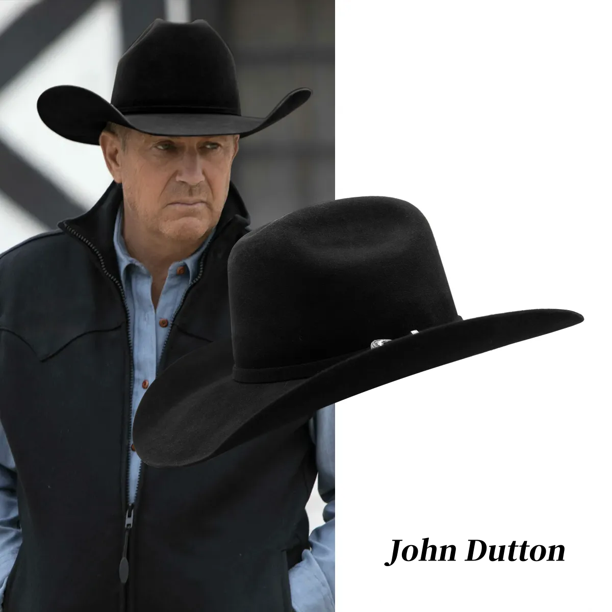 John Dutton Classic Cowboy Hat