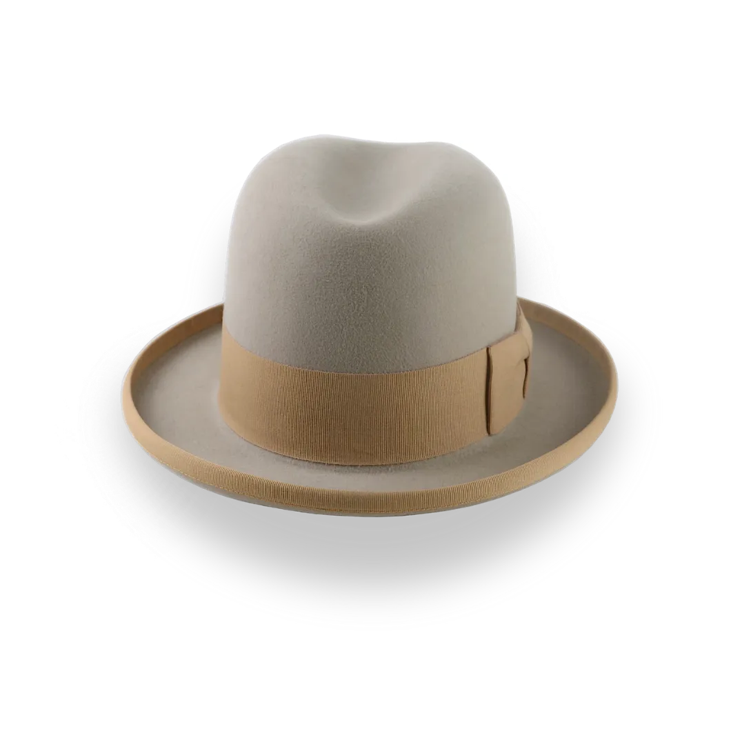  The Godfather | Handcrafted Homburg Hat with Classic Design 