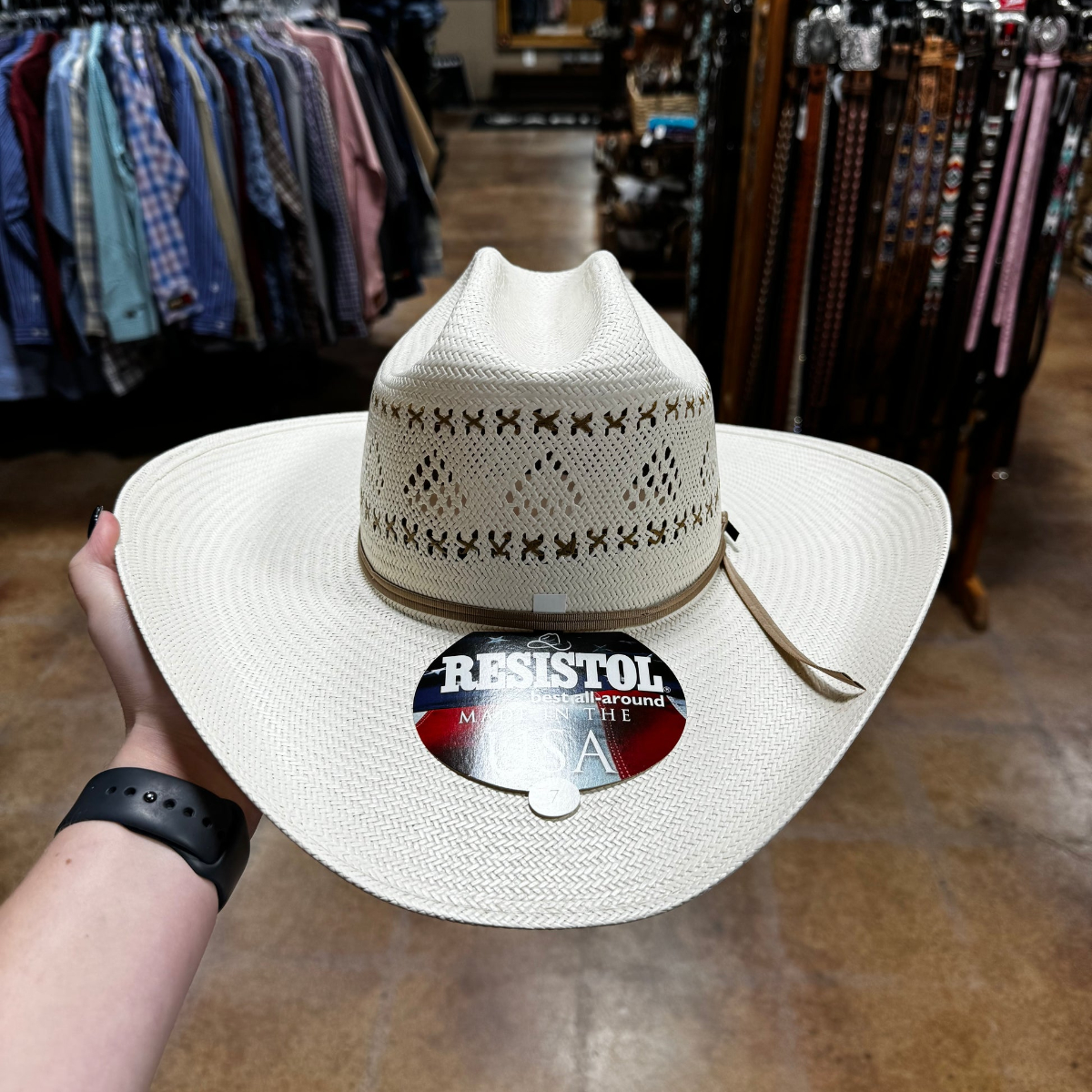 Black Ridge Straw Hat