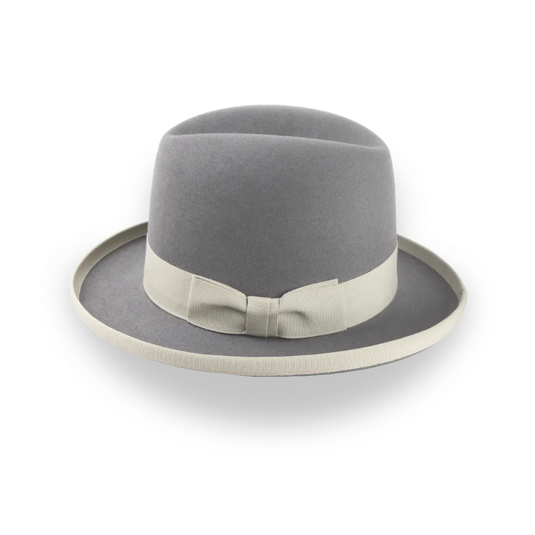  The Godfather | Handcrafted Homburg Hat with Classic Design 