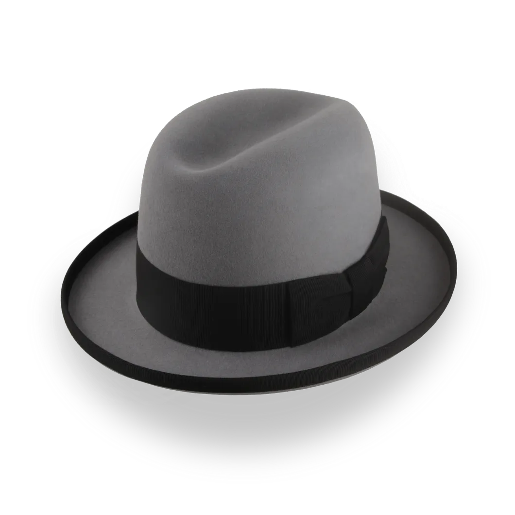  The Godfather | Handcrafted Homburg Hat with Classic Design 