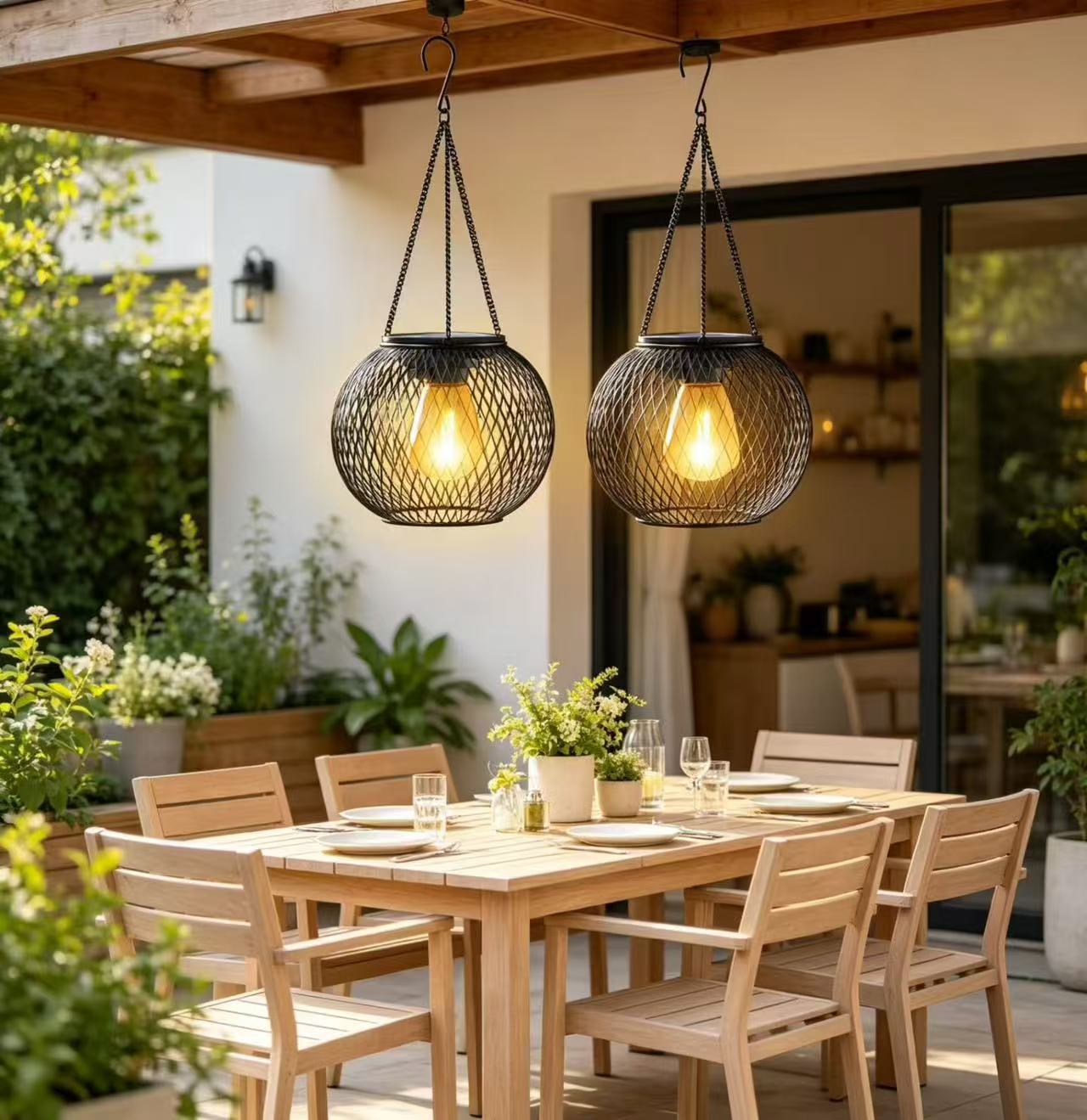 Solar garden lights