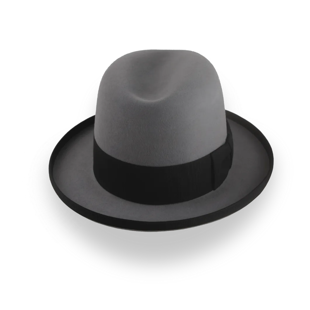  The Godfather | Handcrafted Homburg Hat with Classic Design 