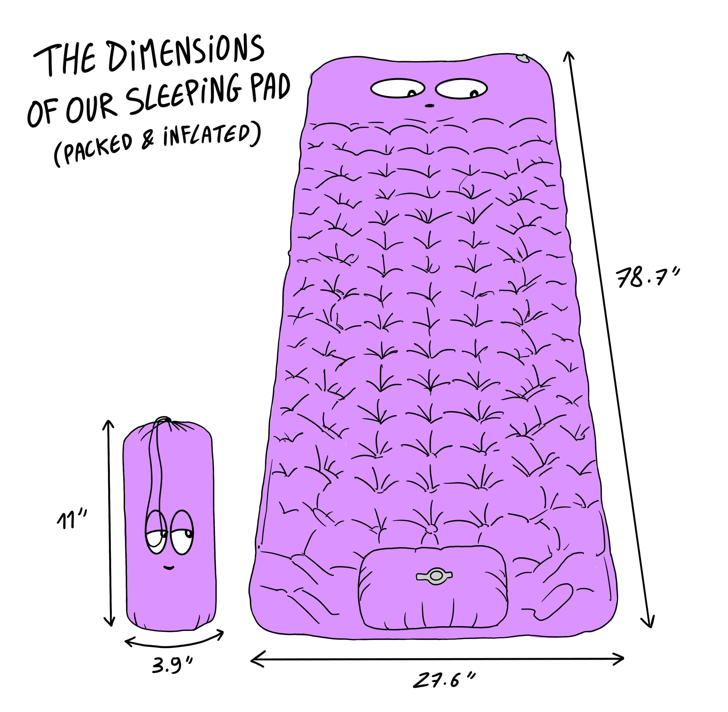  Inflatable Sleeping Pad