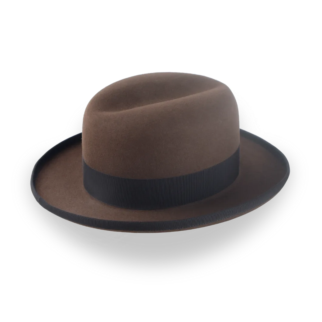  The Godfather | Handcrafted Homburg Hat with Classic Design 