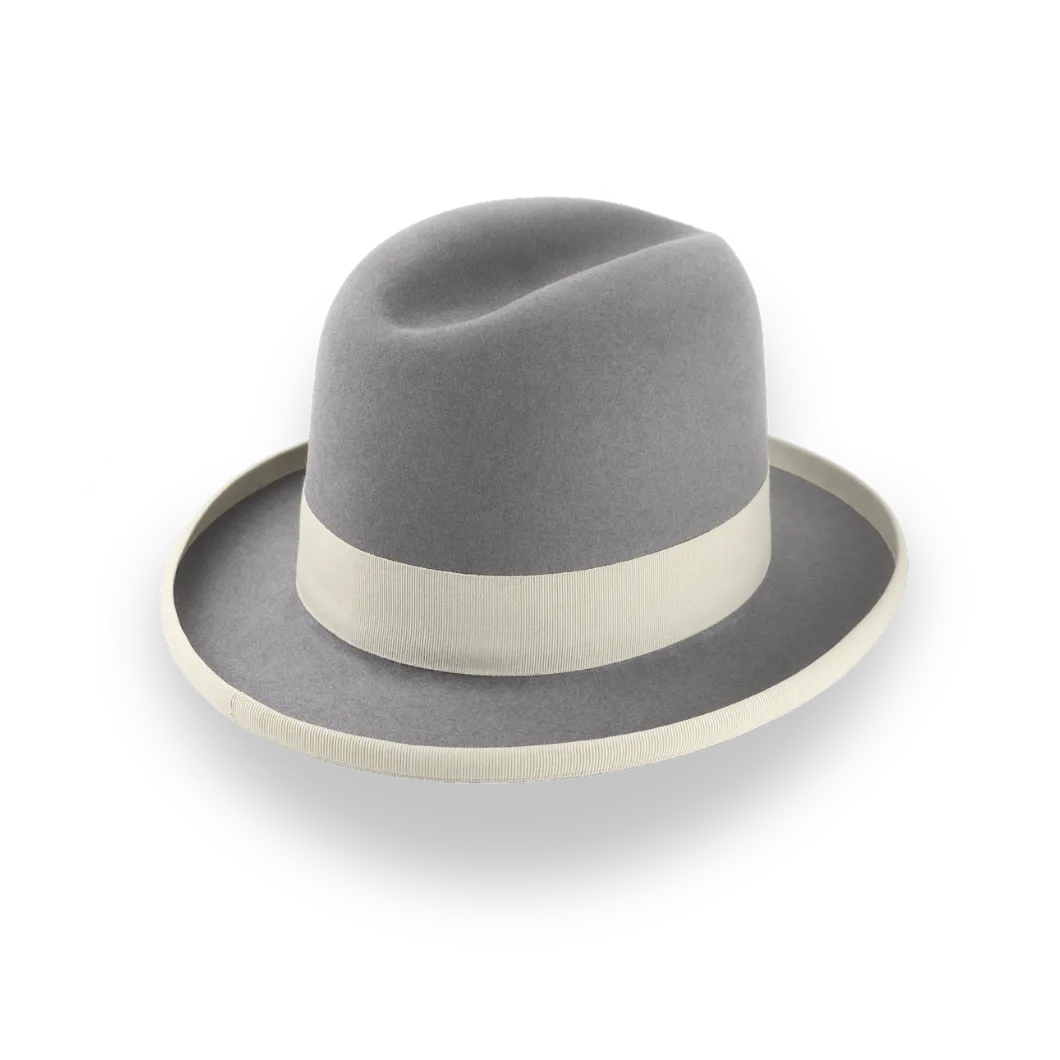  The Godfather | Handcrafted Homburg Hat with Classic Design 