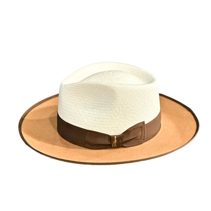 Exclusive Panama and Felt Two Tone Fox-Camel