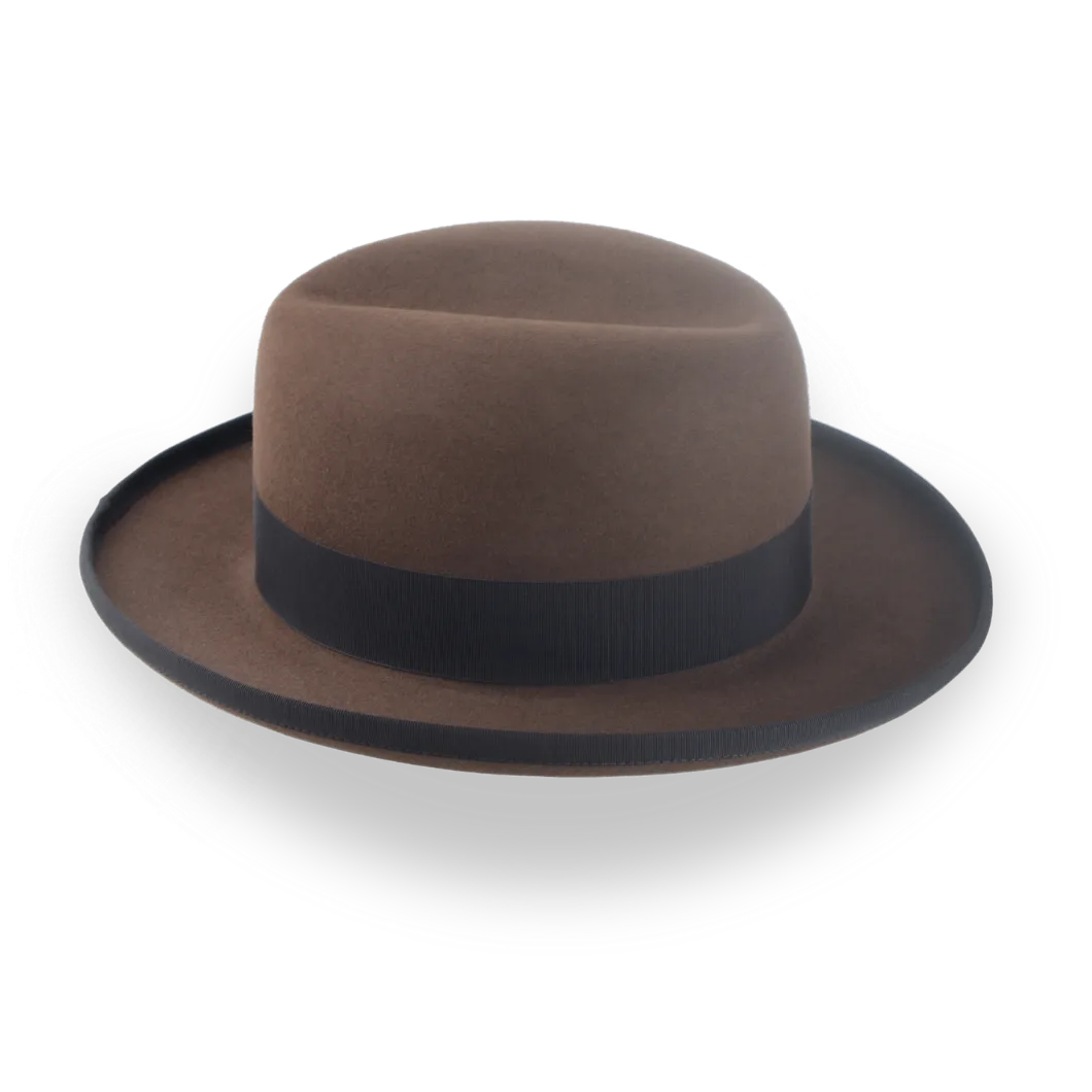  The Godfather | Handcrafted Homburg Hat with Classic Design 