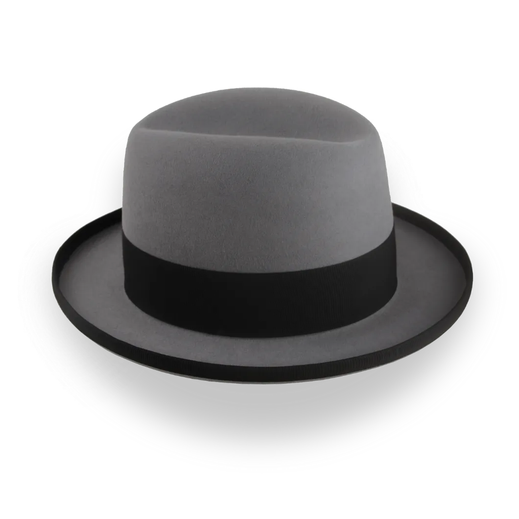  The Godfather | Handcrafted Homburg Hat with Classic Design 