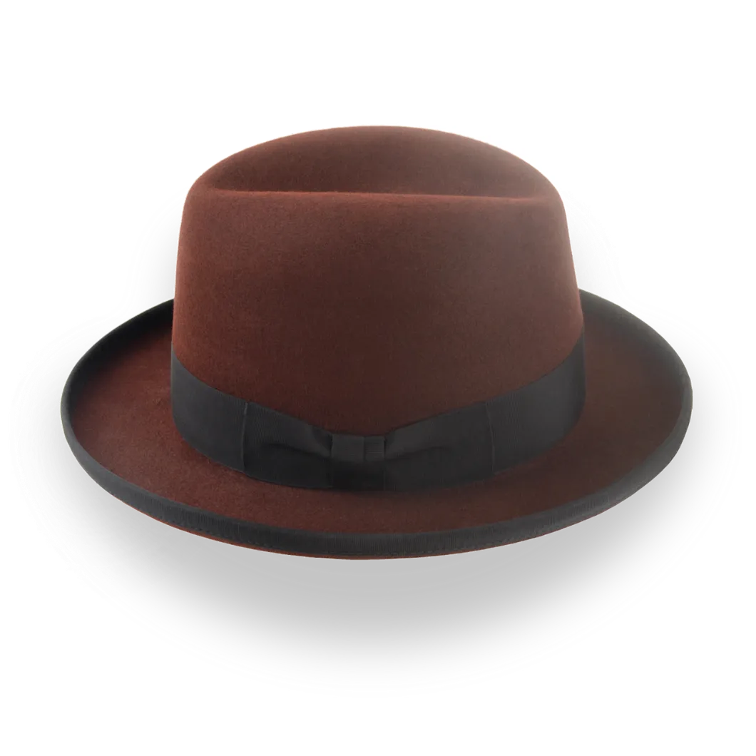  The Godfather | Handcrafted Homburg Hat with Classic Design 