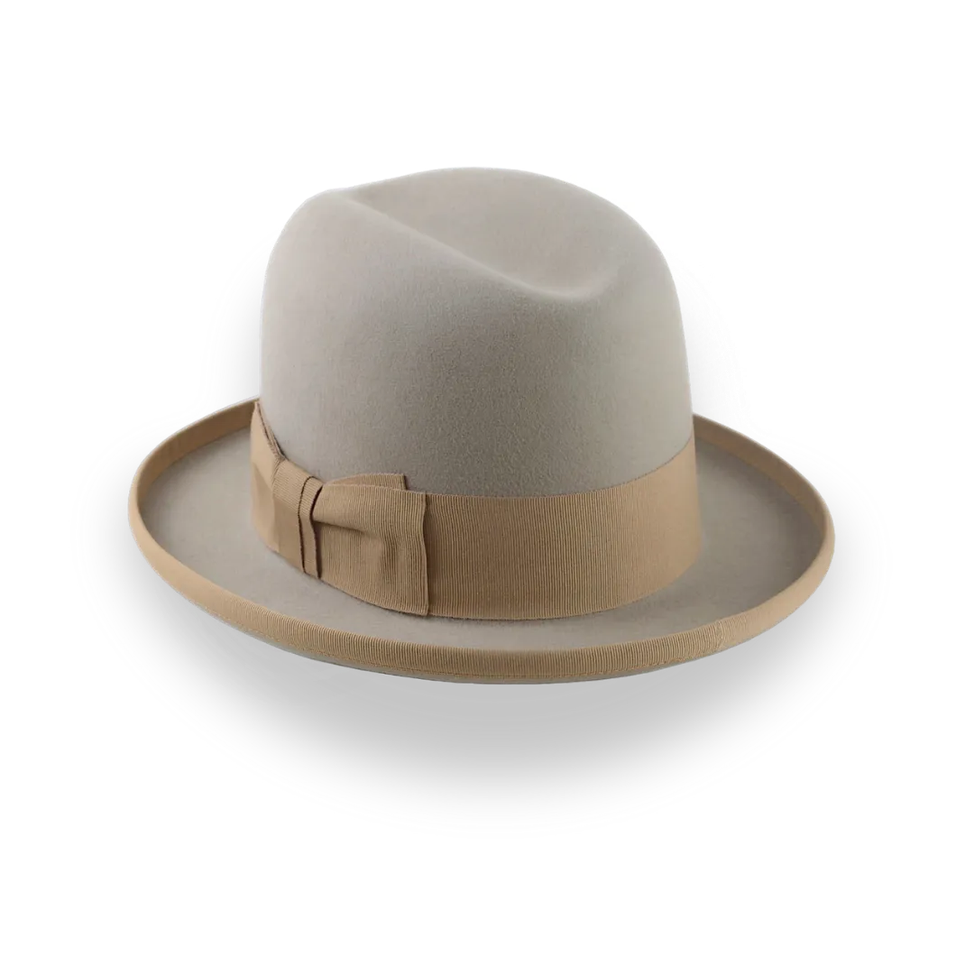  The Godfather | Handcrafted Homburg Hat with Classic Design 