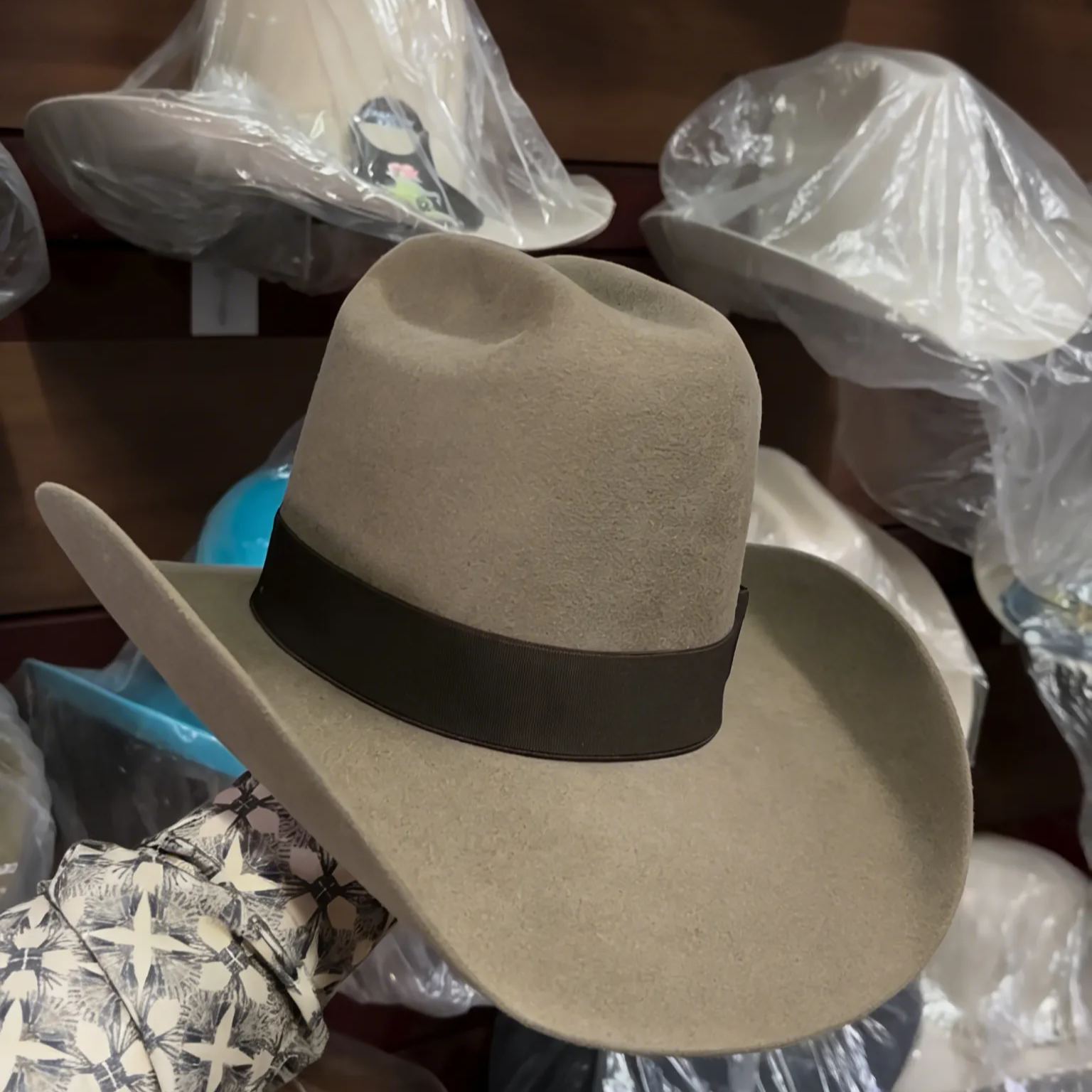 Light Brown Minimalist Western Hat