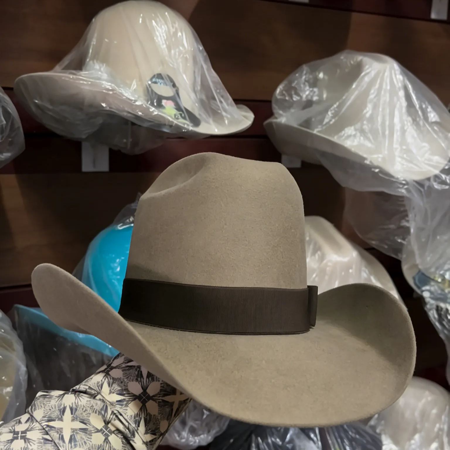 Light Brown Minimalist Western Hat