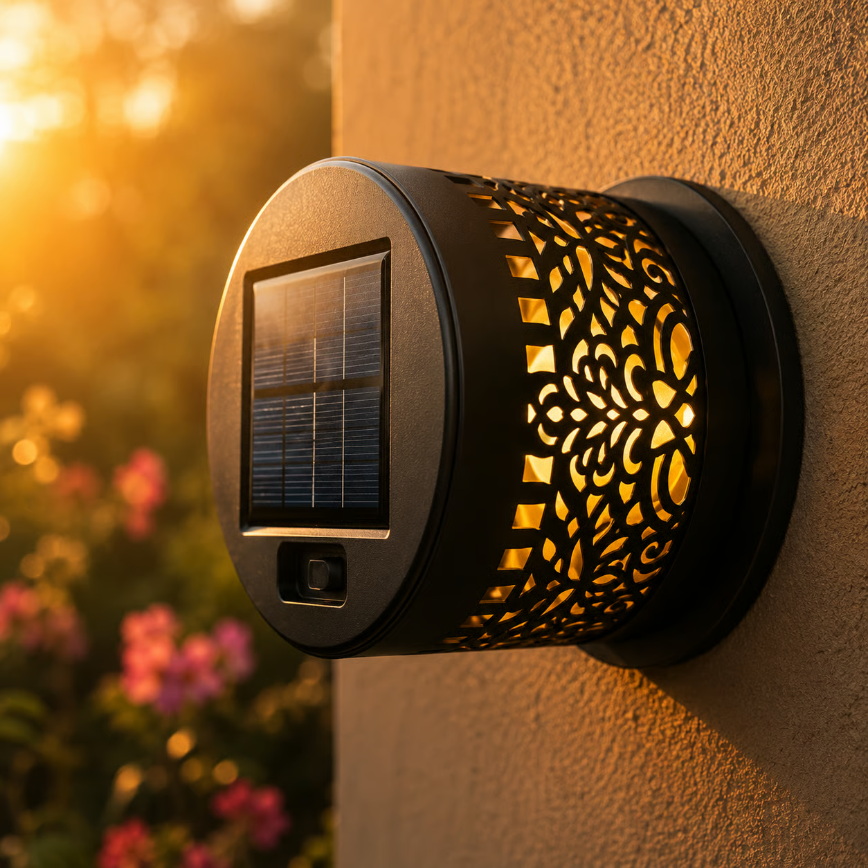 🔥Last Day 60% OFF🔥 Solar LED Outdoor Projector Light - Colorful Mandala Pattern Waterproof Wall Lamp