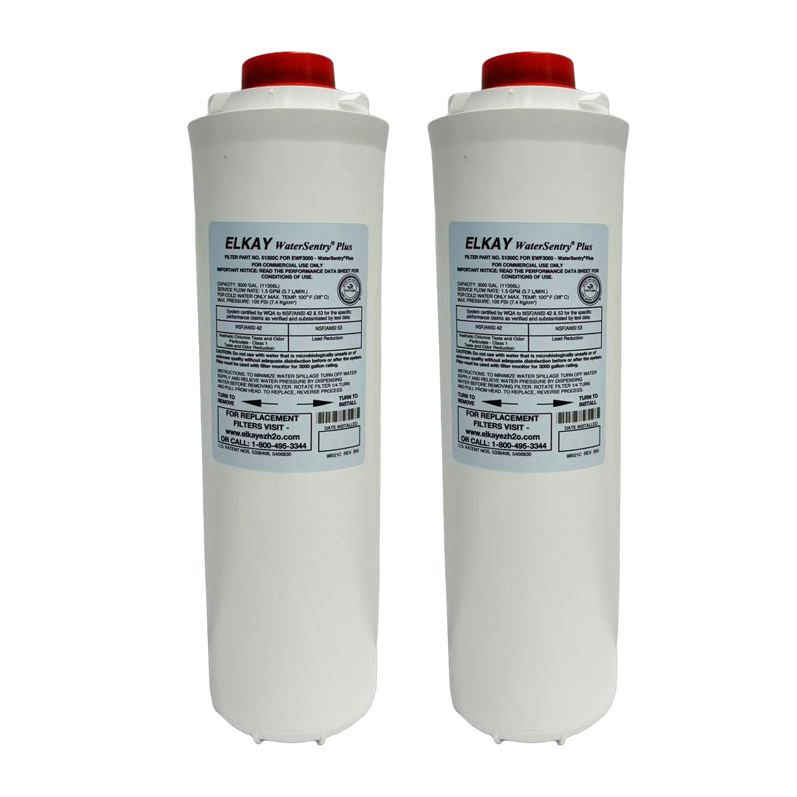 Elkay 51300C Replacement Filter Compatible With ERF750 and 55898C