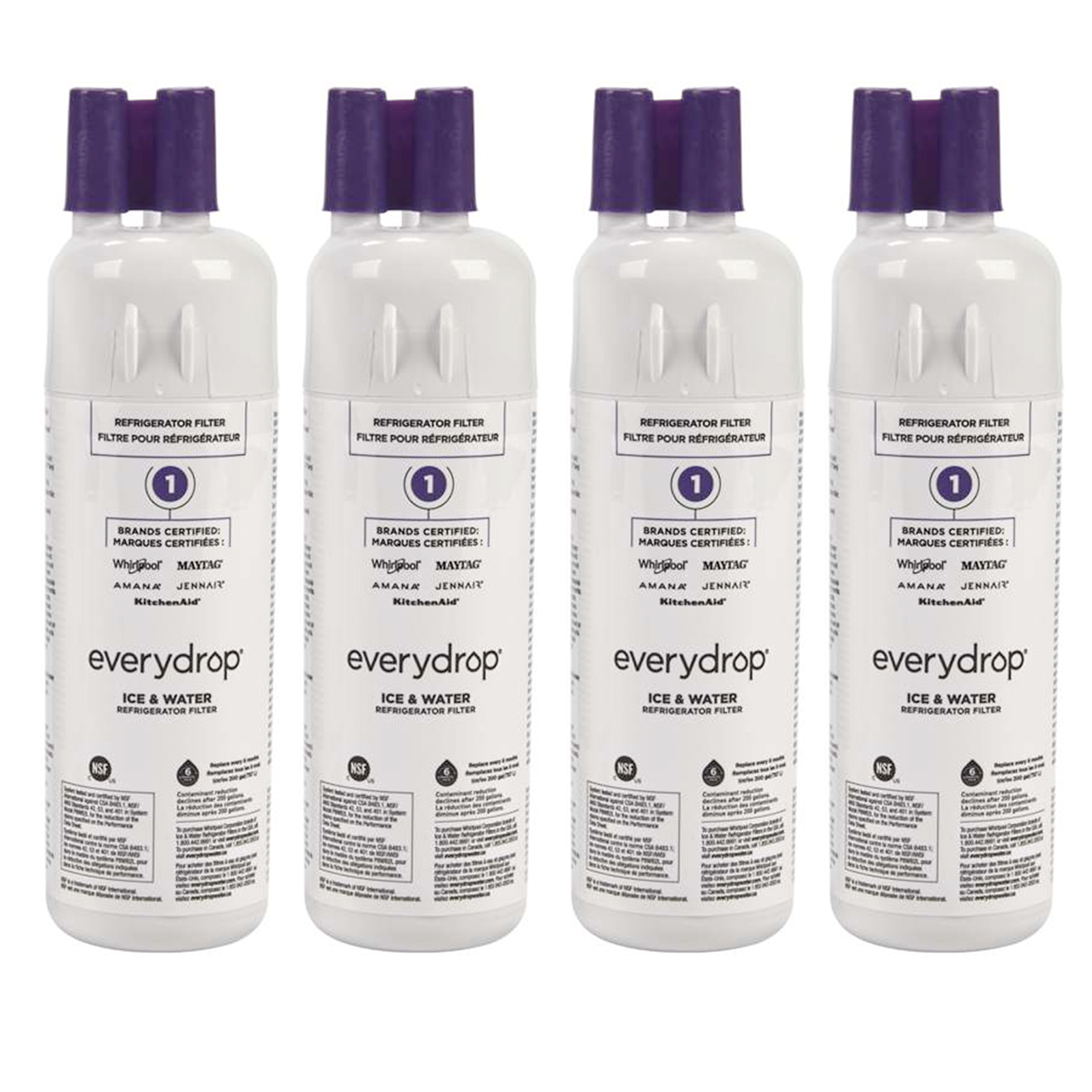 EveryDrop by Whirlpool Ice and Water Refrigerator Filter 1, EDR1RXD1