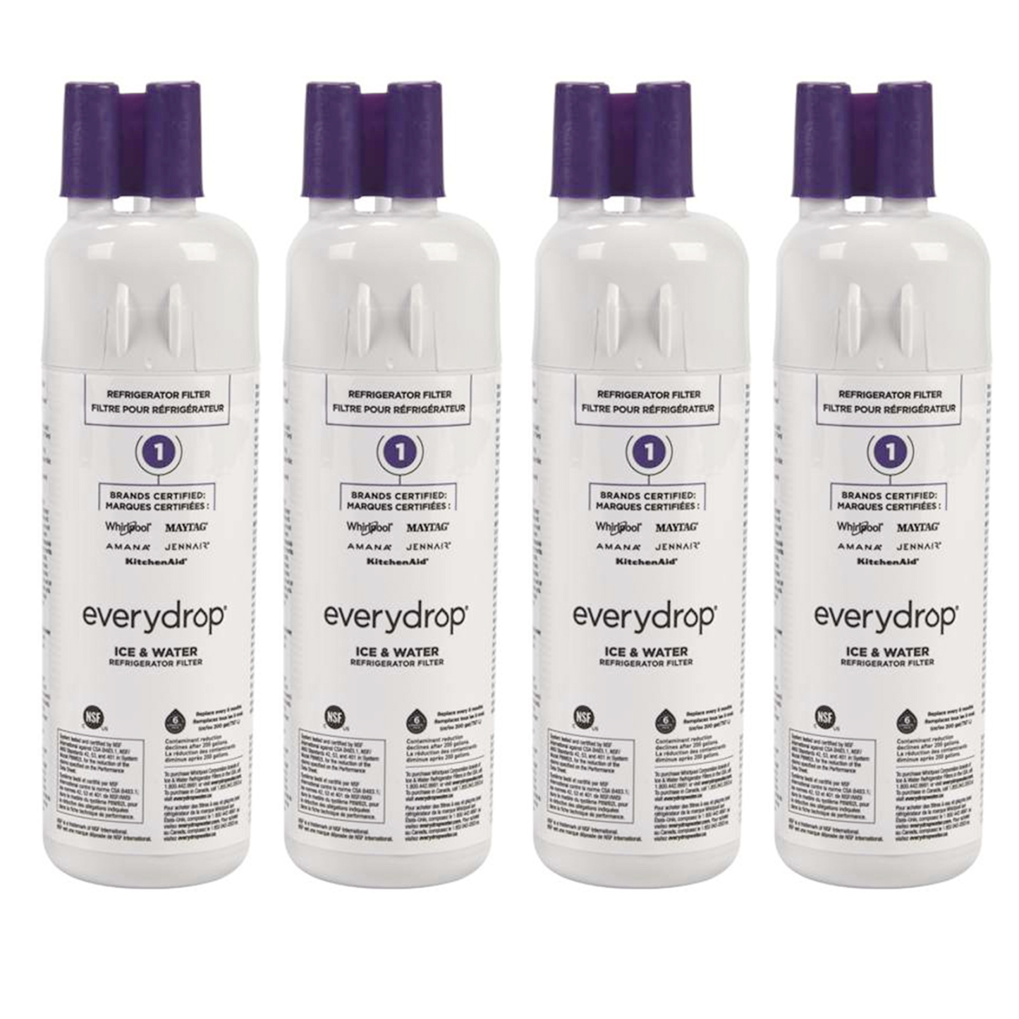 EveryDrop by Whirlpool Ice and Water Refrigerator Filter 1, EDR1RXD1