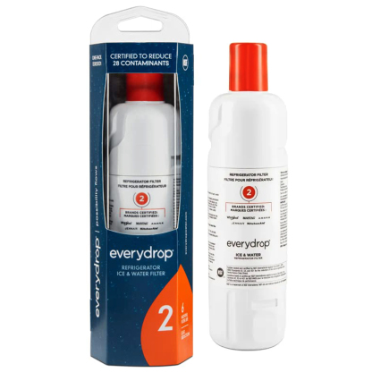 EveryDrop by Whirlpool Ice and Water Refrigerator Filter 2, EDR2RXD1
