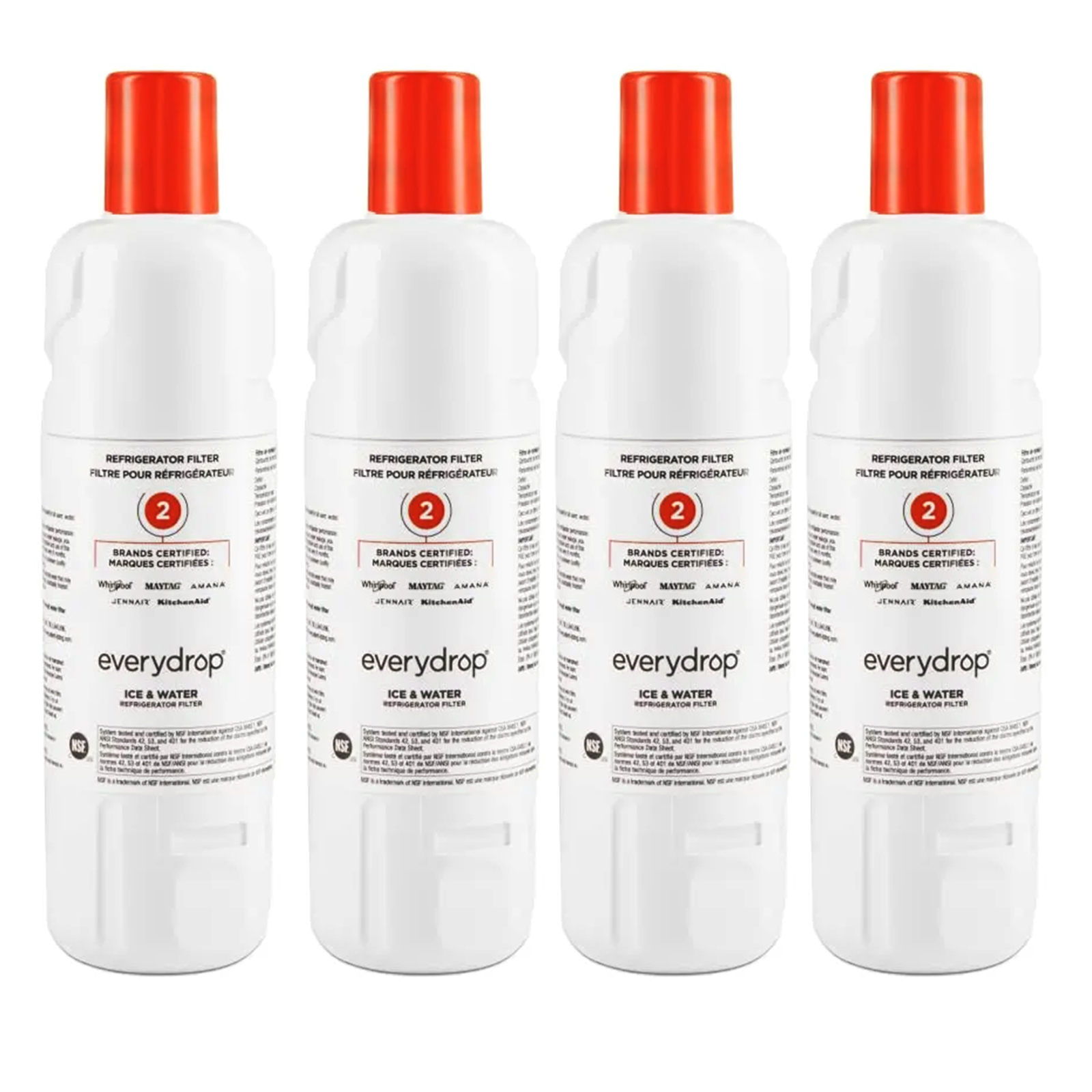 EveryDrop by Whirlpool Ice and Water Refrigerator Filter 2, EDR2RXD1