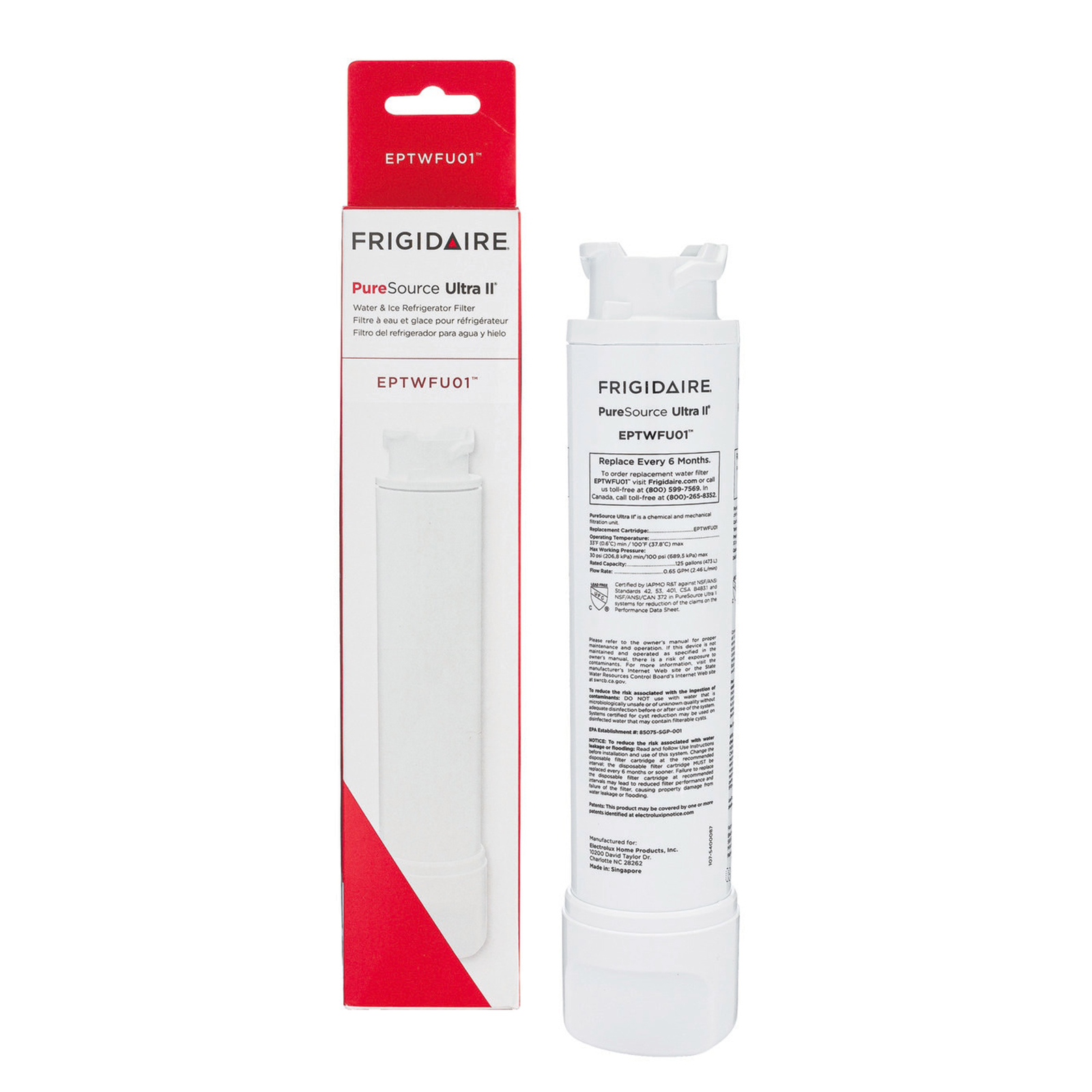 Frigidaire EPTWFU01 PureSource Ultra II Refrigerator Water Filter