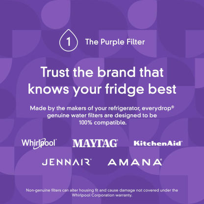 EveryDrop by Whirlpool Ice and Water Refrigerator Filter 1, EDR1RXD1