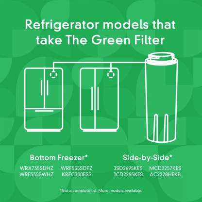 EveryDrop by Whirlpool Ice and Water Refrigerator Filter 4, EDR4RXD1
