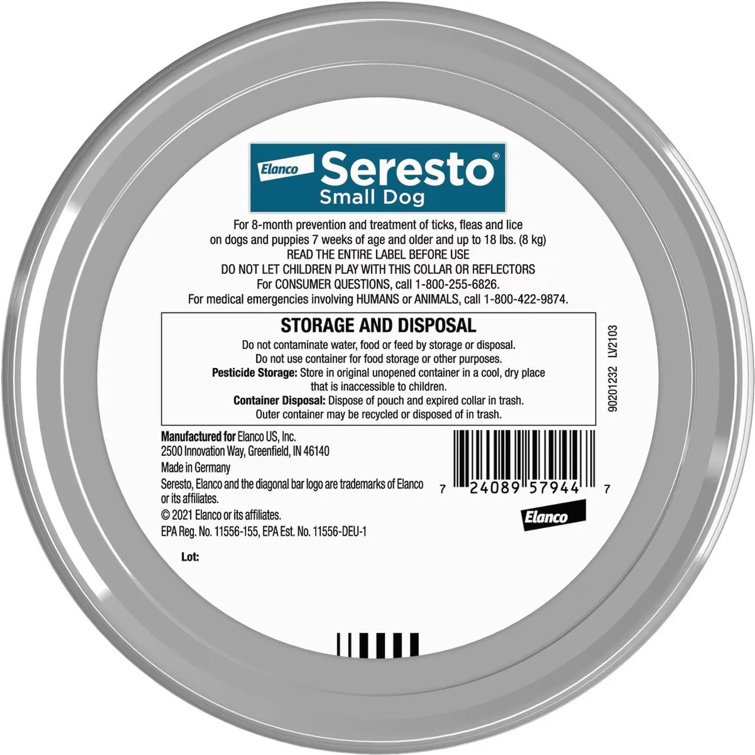 Flea and Tick Collar for Small Dogs – Premium 8-month protection against fleas, ticks, and lice