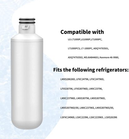 LG LT1000P,PC/PCS ADQ747935,ADQ74793501 Replacement Refrigerator Water Filter