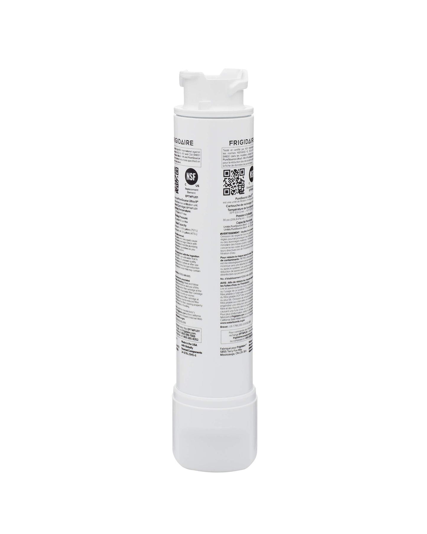 Frigidaire EPTWFU01 PureSource Ultra II Refrigerator Water Filter