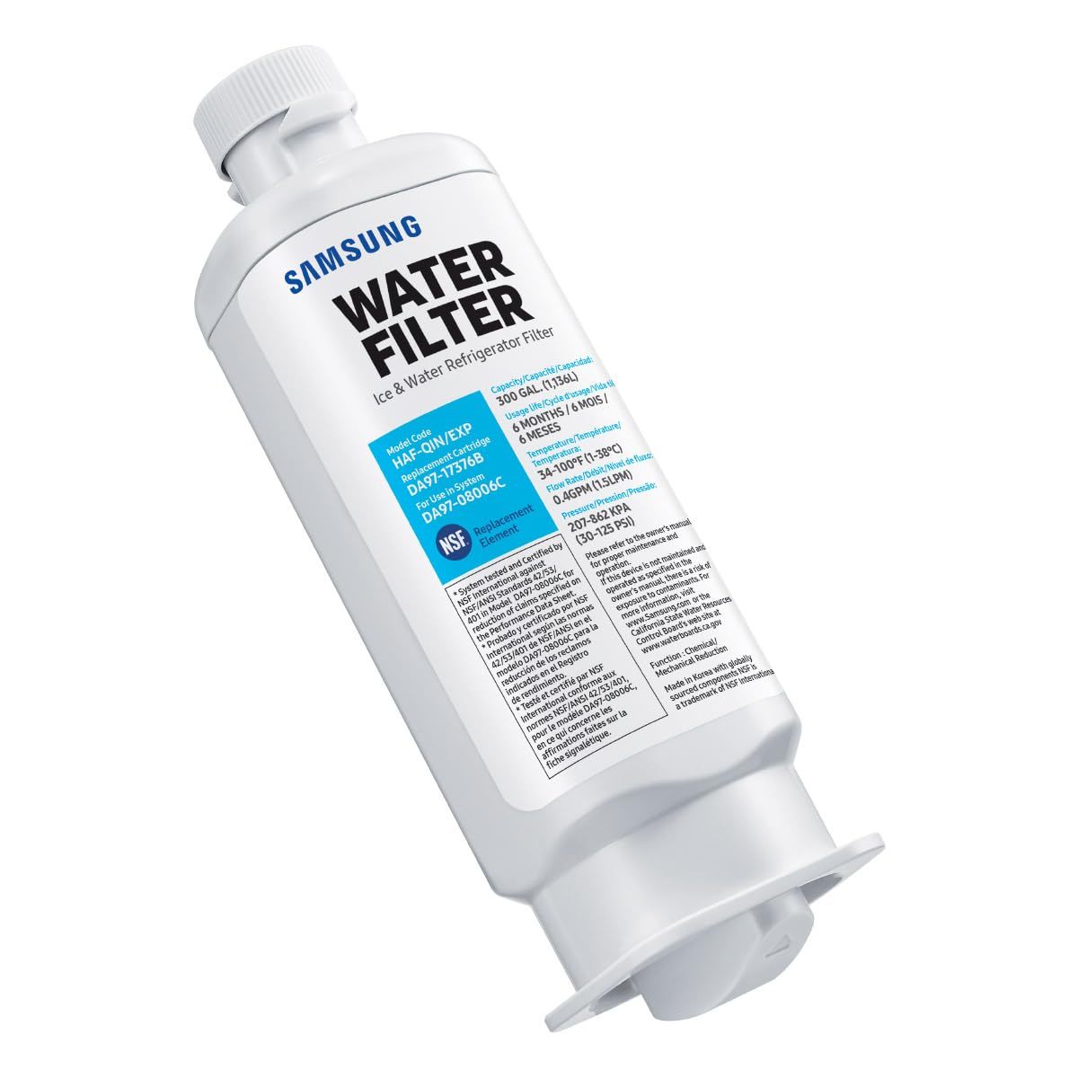 Samsung DA97-17376B HAF-QIN/EXP Refrigerator Water Filter