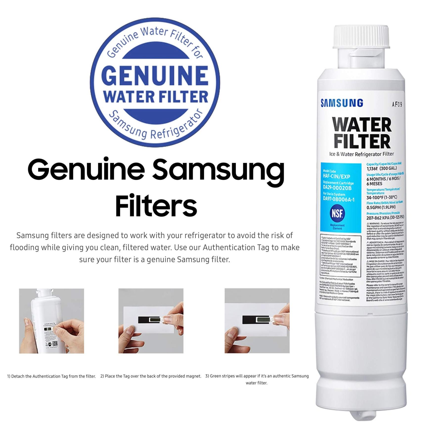 Samsung DA29-00020B, HAF-CIN/EXP Refrigerator Water Filter