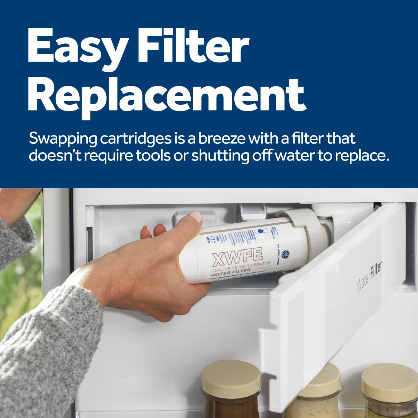 GE XWFE Refrigerator Water Filter - XWFE GE water filter