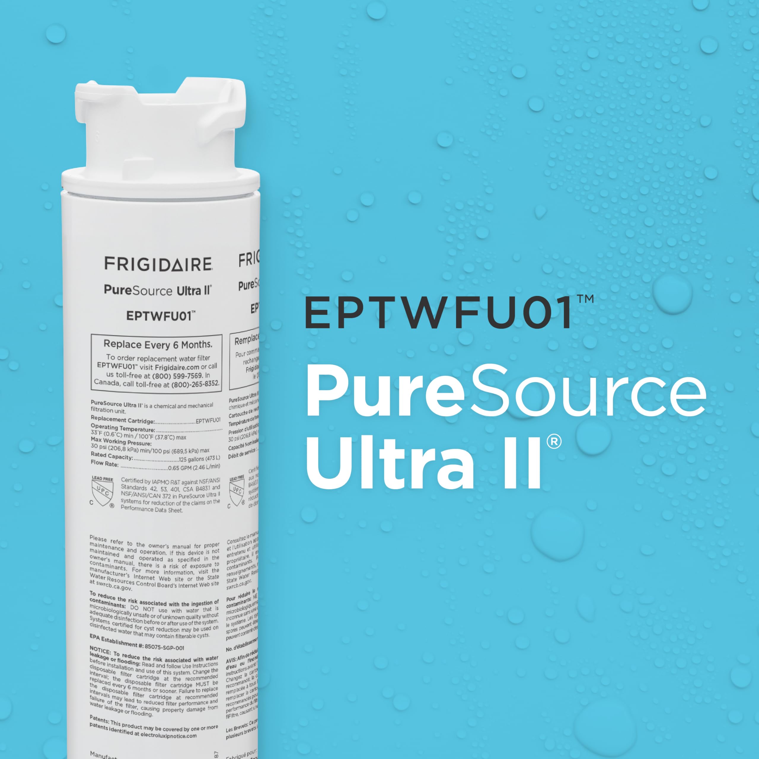 Frigidaire EPTWFU01 PureSource Ultra II Refrigerator Water Filter