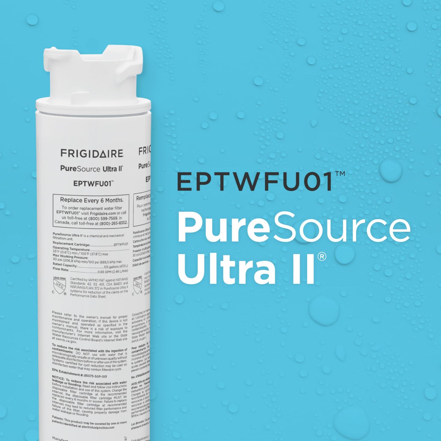 Frigidaire EPTWFU01 PureSource Ultra II Refrigerator Water Filter