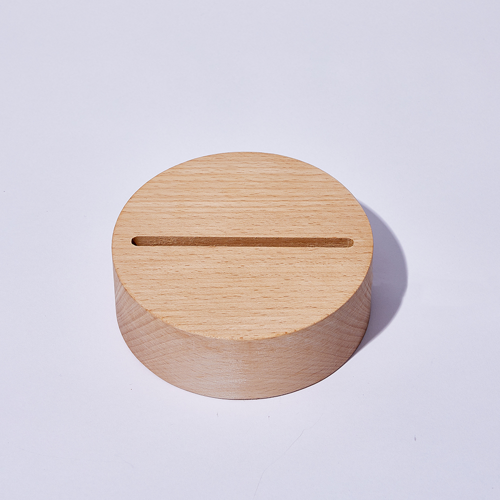 Custom Scannable Music Acrylic Album with Wooden Base 6*8 inches