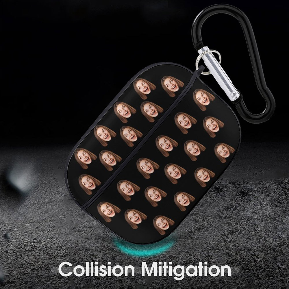 Custom Face Airpods Case Cover for Airpods Pro with Keychain