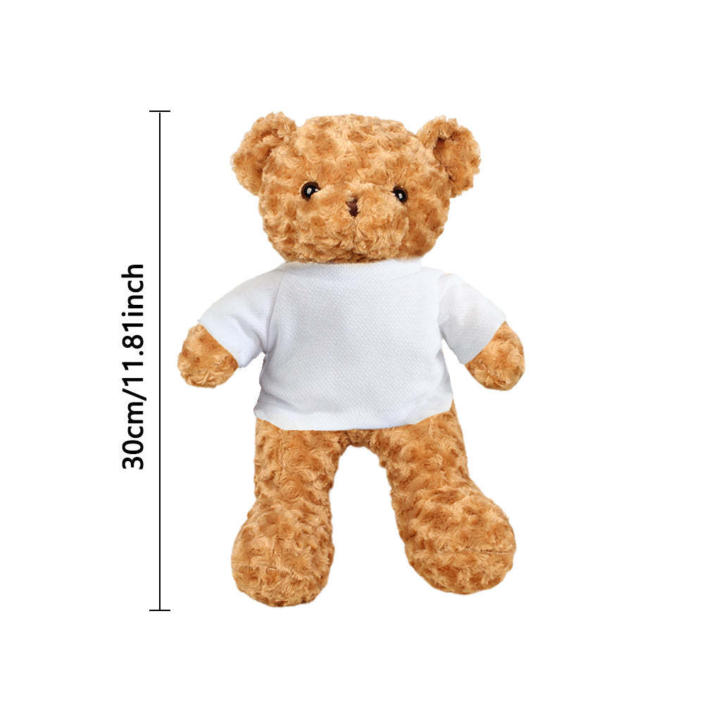 Personalized Teddy Bear Plush Toys Custom Bear Stuffed Animal Gifts for Birthday