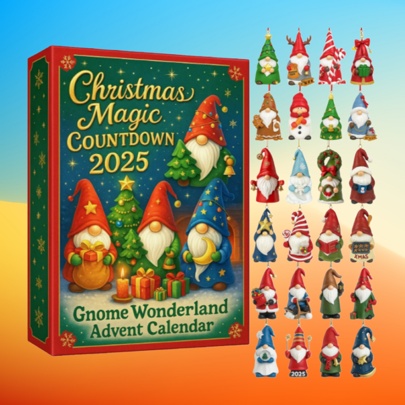 Christmas Gnome Wonderland Advent Calendar – Magical Countdown Gift Box